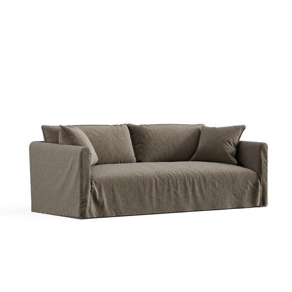 Levi Slip Cover Sofa (Portobello)
